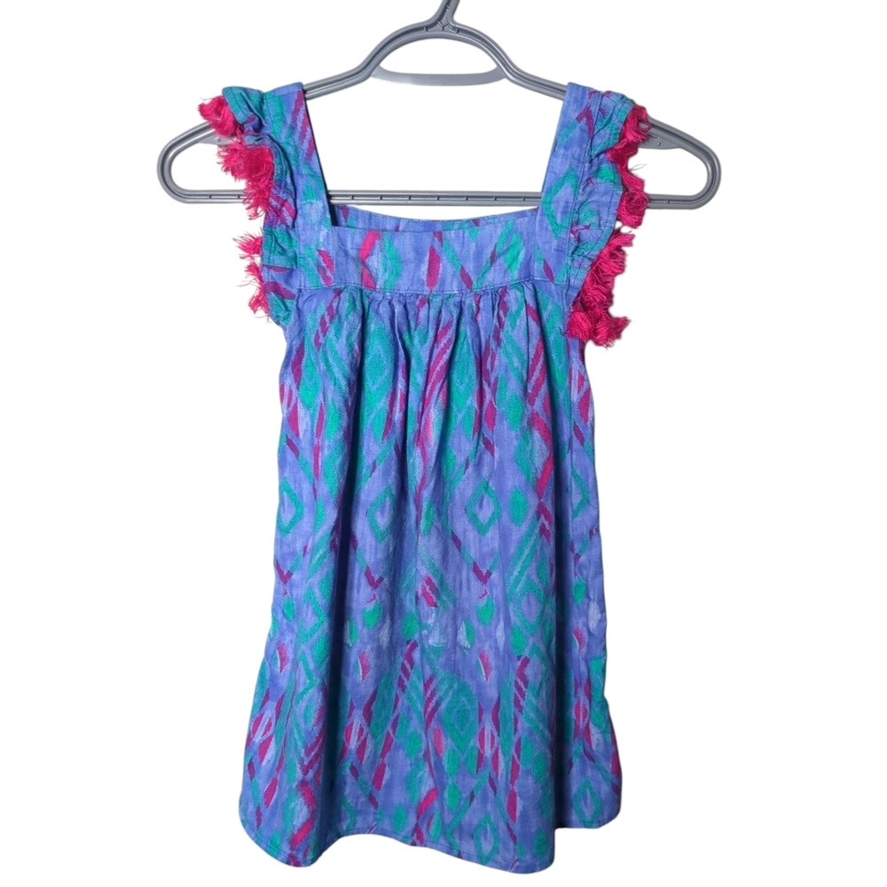 Falls Creek Girl's Peacock Dress Fringe Size‎ Small 6X
